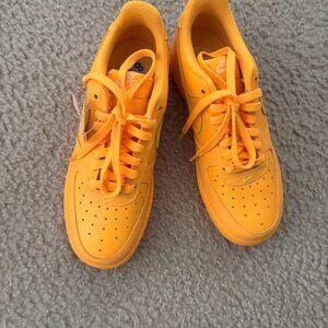 Nike Air Force 1's (Orange